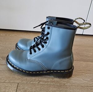 1460 Smooth Leather Lace Up Boots Teal